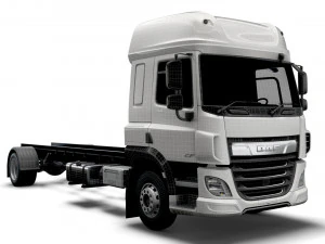 daf cf-chassis 2020 3D Model