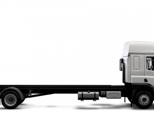 daf cf chassis 2020 3D Model