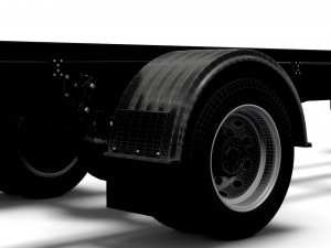 daf cf chassis 2020 3D Model