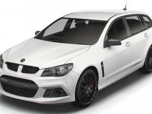hsv clubsport tourer gen f 2015 3D Model