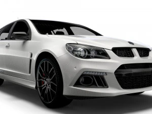 hsv clubsport tourer gen f 2015 3D Model