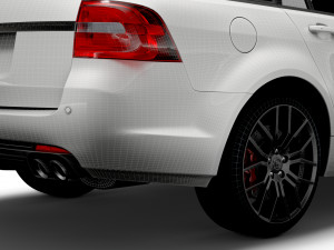 hsv clubsport tourer gen f 2015 3D-Modell