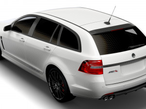 hsv clubsport tourer r8 gen f 2015 Model 3D