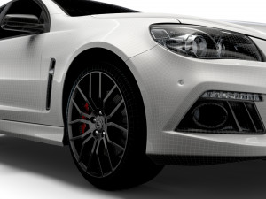 hsv clubsport tourer r8 gen f 2015 Model 3D