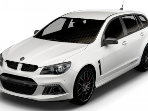 hsv clubsport tourer r8 gen f 2015 Model 3D