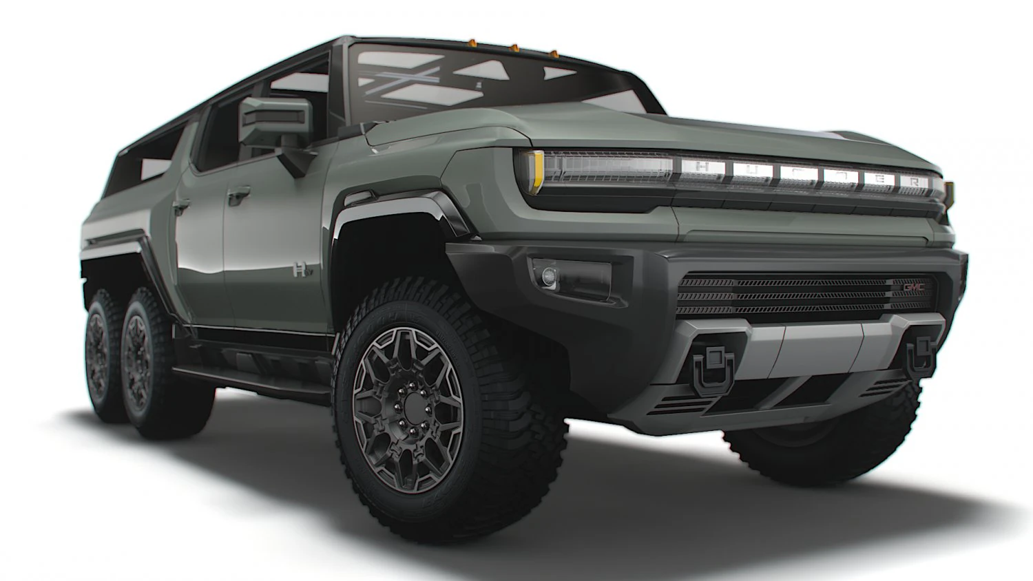 hummer ev gmc suv crawler 2024 3D Model .c4d .max .obj .3ds .fbx .stl .blend