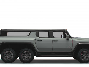 hummer ev gmc suv crawler 2024 3D Model