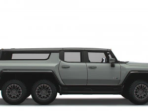 hummer ev gmc suv crawler 2024 3D Model