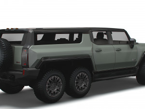 hummer ev gmc suv crawler 2024 3D Model