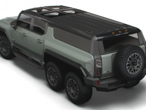 hummer ev gmc suv crawler 2024 3D Model