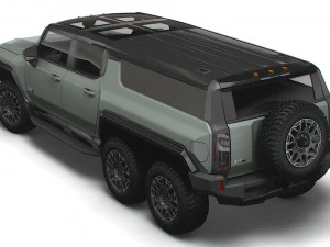 hummer ev gmc suv crawler 2024 3D Model