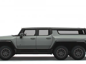 hummer ev gmc suv crawler 2024 3D Model