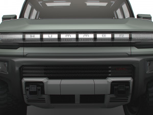 hummer ev gmc suv crawler 2024 3D Model