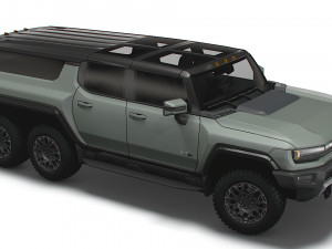 hummer ev gmc suv crawler 2024 3D Model