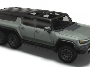 hummer ev gmc suv crawler 2024 3D Model
