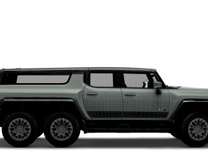 hummer ev gmc suv crawler 2024 3D Model