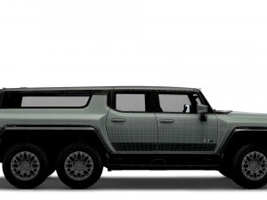 hummer ev gmc suv crawler 2024 3D Model