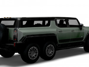 hummer ev gmc suv crawler 2024 3D Model