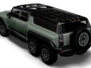 hummer ev gmc suv crawler 2024 3D Model