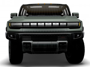 hummer ev gmc suv crawler 2024 3D Model