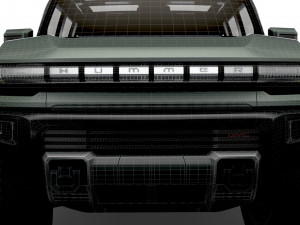 hummer ev gmc suv crawler 2024 3D Model