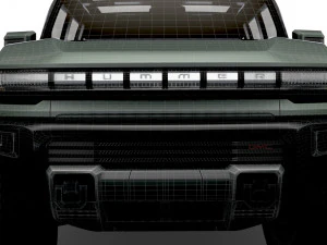 hummer ev gmc suv crawler 2024 3D Model