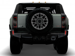 hummer ev gmc suv crawler 2024 3D Model