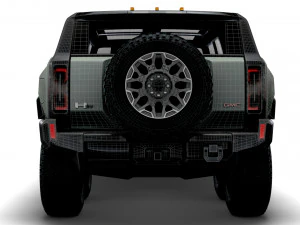 hummer ev gmc suv crawler 2024 3D Model