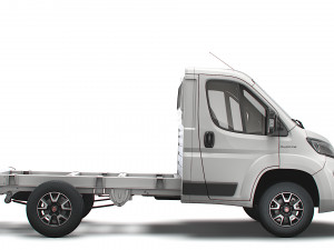 fiat ducato chassis truck single cab 3000wb 2022 3D 모델