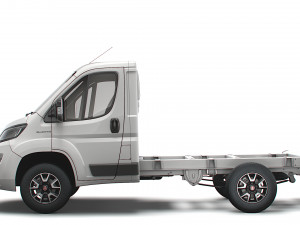 fiat ducato chassis truck single cab 3000wb 2022 3D 모델