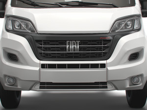 fiat ducato chassis truck single cab 3000wb 2022 3D 모델