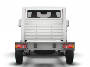 fiat ducato chassis truck single cab 3000wb 2022 3D 모델