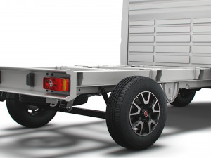 fiat ducato chassis truck single cab 3000wb 2022 3D 모델