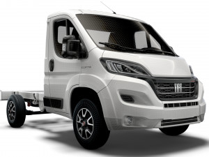 fiat ducato chassis truck single cab 3000wb 2022 3D 모델