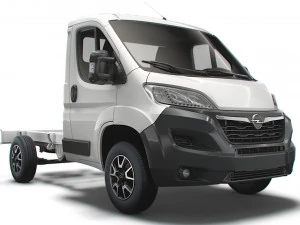 Opel Movano Fahrgestell LKW Einzelkabine 3000wb 2022 3D Modell