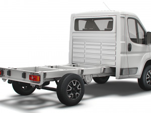 opel movano chassis truck single cab 3000wb 2022 Model 3D