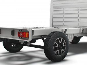 opel movano chassis truck single cab 3000wb 2022 Model 3D