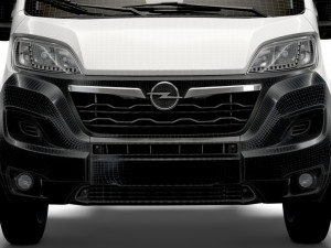 opel movano chassis truck single cab 3000wb 2022 Model 3D