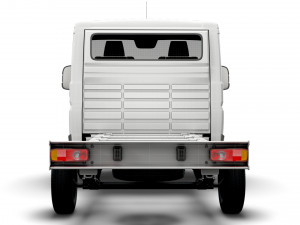 opel movano chassis truck single cab 3000wb 2022 Model 3D