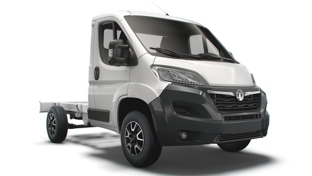 vauxhall movano chassis truck single cab 3000wb 2022 Modèle 3D .c4d .max .obj .3ds .fbx .stl .blend 