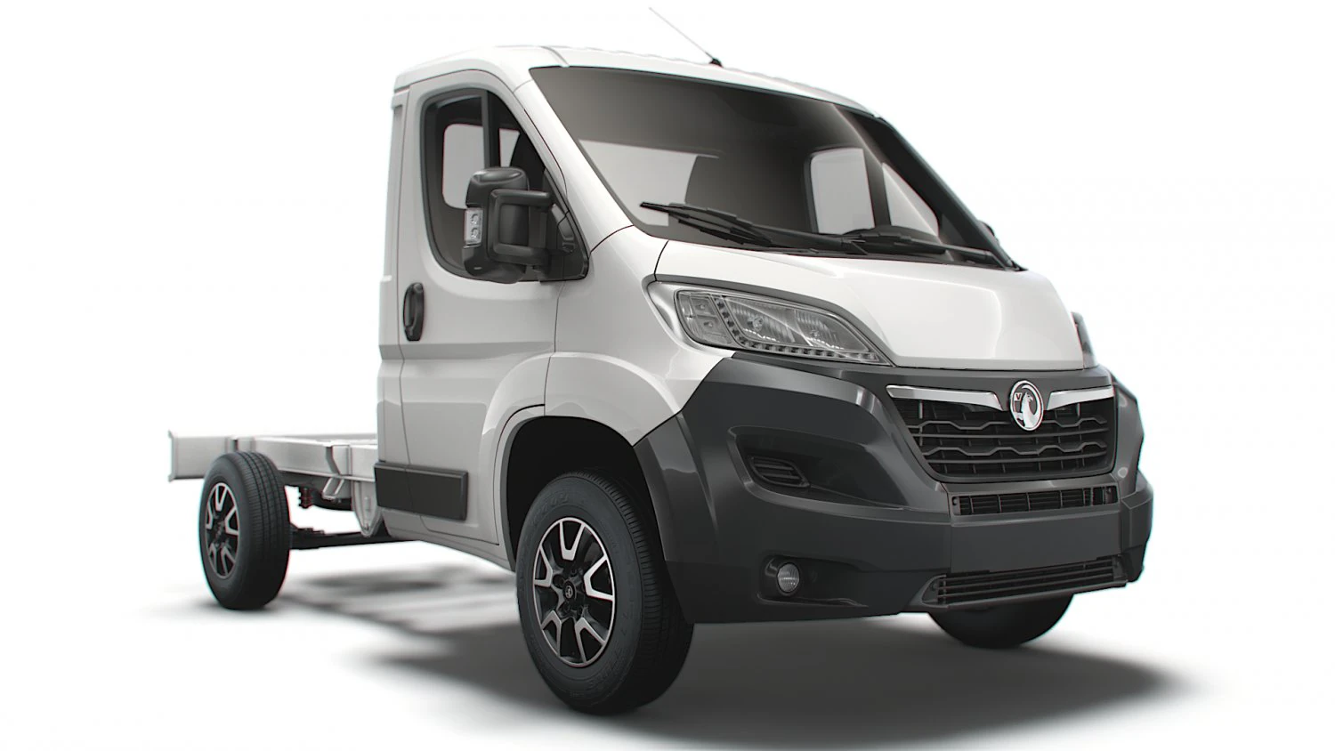 vauxhall movano chassis truck single cab 3000wb 2022 3D Model .c4d .max .obj .3ds .fbx .stl .blend 