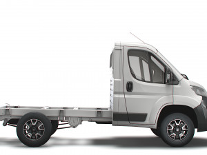 vauxhall movano chassis truck single cab 3000wb 2022 Modèle 3D