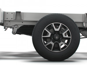 vauxhall movano chassis truck single cab 3000wb 2022 Modèle 3D