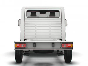 vauxhall movano chassis truck single cab 3000wb 2022 3D Model