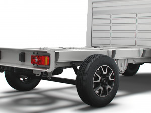 vauxhall movano chassis truck single cab 3000wb 2022 Modèle 3D