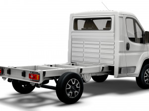 vauxhall movano chassis truck single cab 3000wb 2022 Modèle 3D