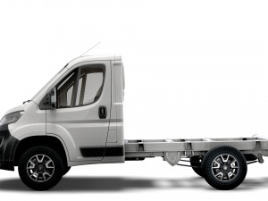 vauxhall movano chassis truck single cab 3000wb 2022 Modèle 3D