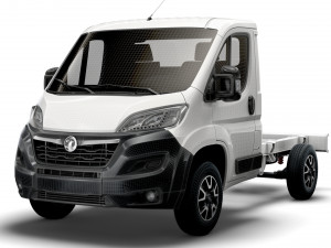 vauxhall movano chassis truck single cab 3000wb 2022 Modèle 3D