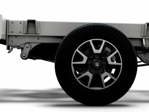 vauxhall movano chassis truck single cab 3000wb 2022 Modèle 3D