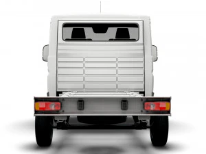 vauxhall movano chassis truck single cab 3000wb 2022 3D Model